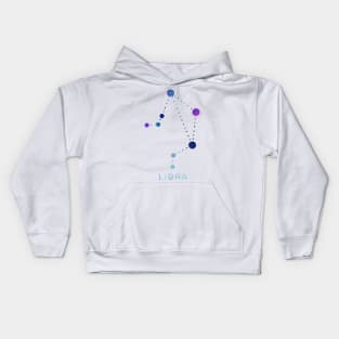 LIBRA STAR CONSTELLATION ZODIAC SIGN Kids Hoodie